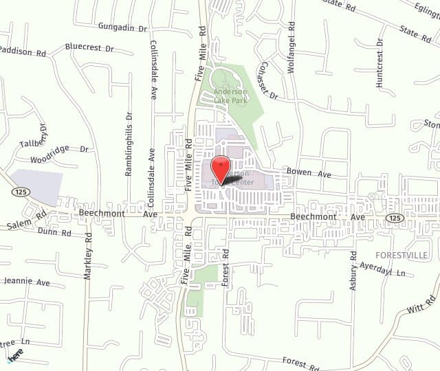 Location Map: 7426 Beechmont Ave Cincinnati, OH 45255